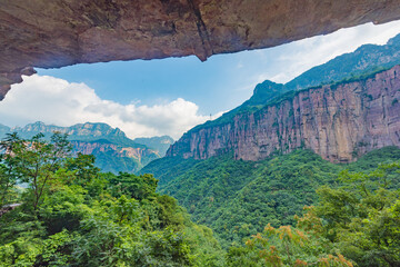 Guoliang Village Canyon, Wanxian Mountain Scenic Area, Taihang Mountains, Linzhou, Anyang City, Henan Province