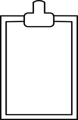 Clipboard and Paper Icon