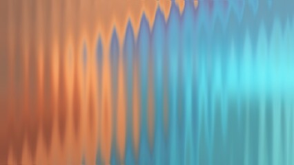Abstract warm orange and teal wavy vertical lines with bright light background texture