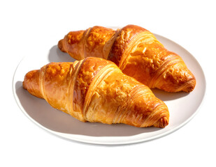 Three croises on a plate