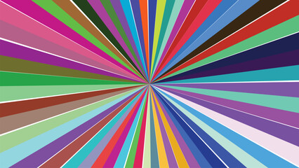 Abstract Colorful Striped Background Illustration with Light and Shadow Play