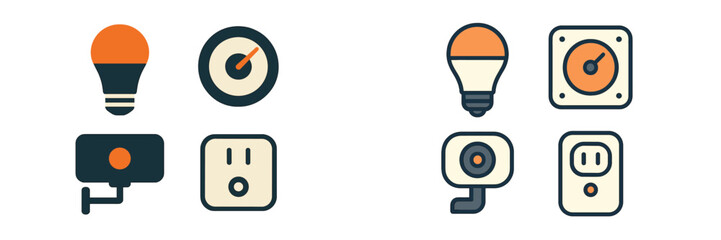 Bright and innovative designs for energy-efficient lighting and electrical outlets in modern homes