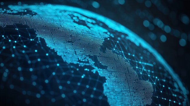 Holographic interactive map projection source, faint light emanating from a discreet projector, swirling dust particles, optical effect.  