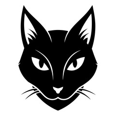 black cat head