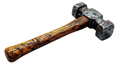 Close-up of a vintage hammer