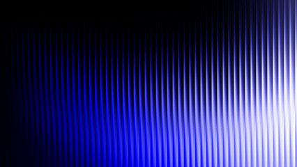 Futuristic refracted glass gradient with blue white color. Dynamic ribbed texture for tech background, header, cover, poster, backdrop.