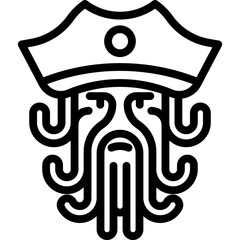 Vector image of an Octopus