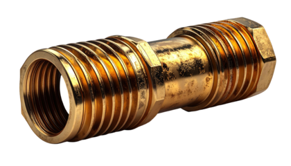 Brass connector detail