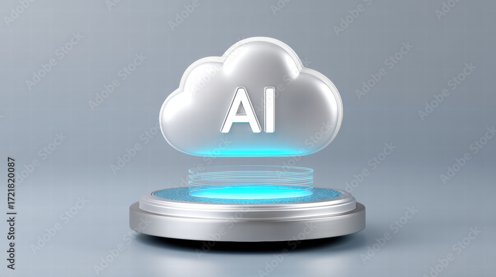 Poster ai chip companies in cloud computing are transforming technology with futuristic innovation and digi