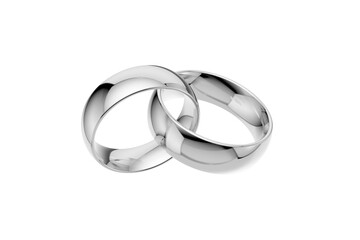 Golden wedding rings. gold illustration with transparent background. Symbols of love and fidelity. Male and female ring interlocked with each other