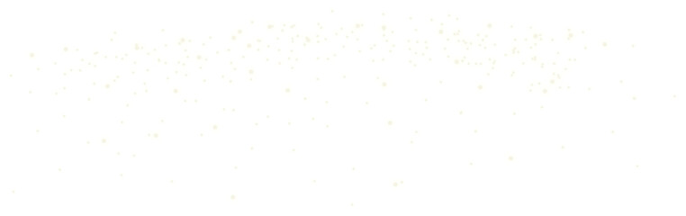 Sparkling golden glowing dots scattered like festive confetti on a transparent background. Perfect for party invitations, New Year designs, posters, and luxury digital art.
