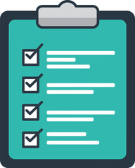 Obraz premium A clipboard displaying a checklist with several items already checked off
