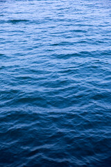 Shimmering Blue Cold Sea Surface Texture Background