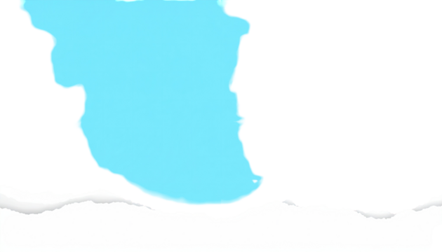 Azure lake nestled in dark land