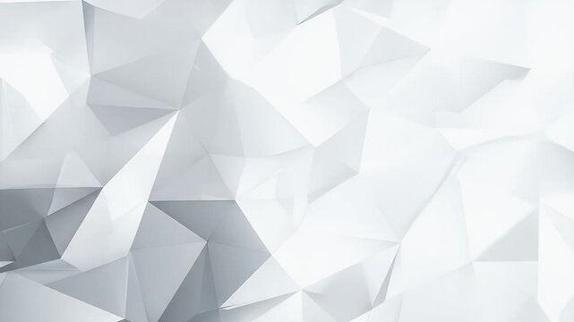 Abstract geometric pattern of light gray and white triangles