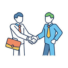 Successful business handshake symbolizing partnership growth trust and collaboration for future success