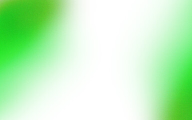 Two vibrant green shapes meet in a X-shape,  with pixelated edges and  a central black void.  A  blurry,  light magenta line  separates