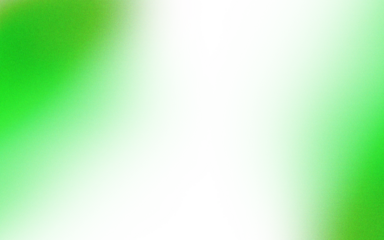 Two vibrant green shapes meet in a X-shape,  with pixelated edges and  a central black void.  A  blurry,  light magenta line  separates