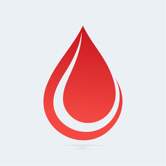 Fototapeta premium Abstract blood droplet graphic design representing health, science, and medical concepts