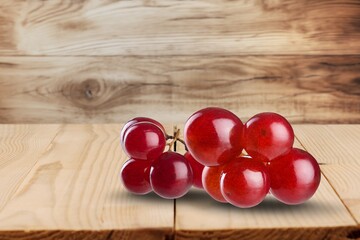 Fresh sweet ripe grape branch