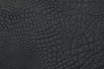 Luxurious black leather texture, perfect for backgrounds, adding a touch of elegance