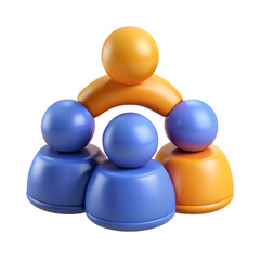 3D Teamwork Icon