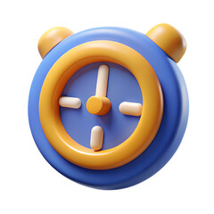 3D Time Clock Icon