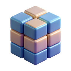 Voxel Cube 3D Icon