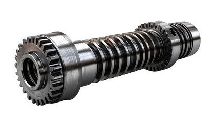 Detailed close-up of a complex mechanical device