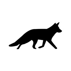 A clean, bold silhouette of an exotic cat in a seated position.