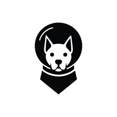 Geometric wildlife abstract logo design vector