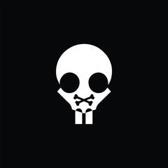 Geometric wildlife abstract logo design vector