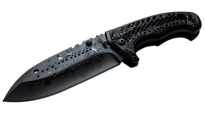 Black Tactical Knife