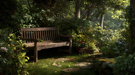 Charming Wooden Garden Benh: Enhancing Outdoor Space with Elegance and Comfort