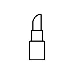 Obraz premium An illustration of a black icon of makeup and beauty salon supplies on a white background