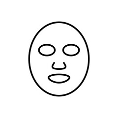 
An illustration of a black icon of makeup and beauty salon supplies on a white background