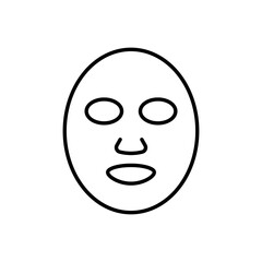 
An illustration of a black icon of makeup and beauty salon supplies on a white background