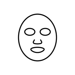 
An illustration of a black icon of makeup and beauty salon supplies on a white background