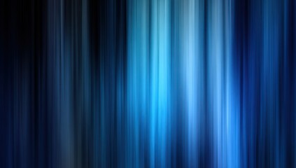 A dynamic abstract design features vertical streaks of blue hues transitioning from dark to light, creating a visually striking and elegant backdrop.