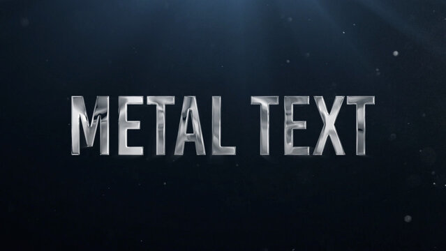 Metal Text Reveal - Full HD