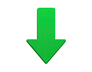 Green downward-pointing arrow icon