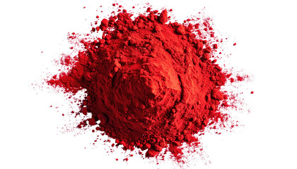 Fototapeta premium Vibrant red powder explosion (1)