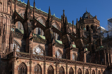Strasbourg Cathedral Gothic Architecture In France