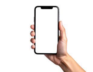 Hand holding a blank smartphone (1)