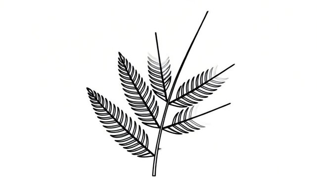 White dandelion illustration