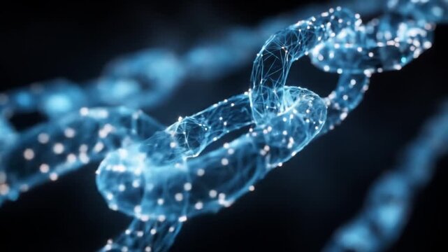 Abstract linked chain