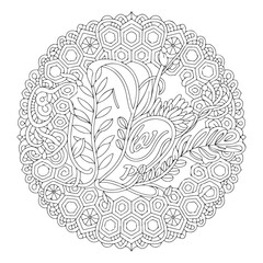 Creative Mandala Artworks for adults and kids 