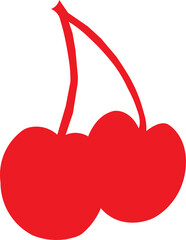Cherry Vector Symbol