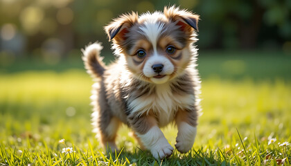 Cute little puppy or cute little dog