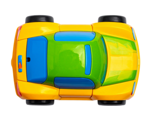 Minimal Toy Car Flat Lay